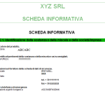 Scheda informativa